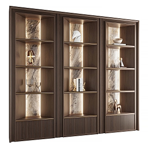 Modern Decorative Cabinet Storage Cabinet 3d model