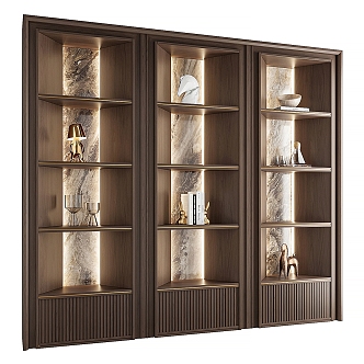 Modern Decorative Cabinet Storage Cabinet 3d model