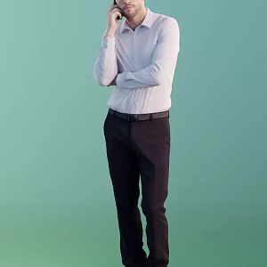 Business people 3d model