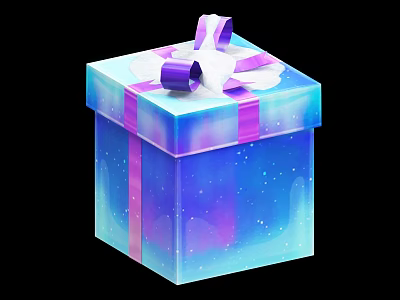 Christmas Gift Box Gift Box Christmas Ornaments Christmas Decoration 3d model