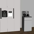 Direct drinking machine instant hot drinking machine tea bar machine pipeline machine water purifier water dispenser 3d model
