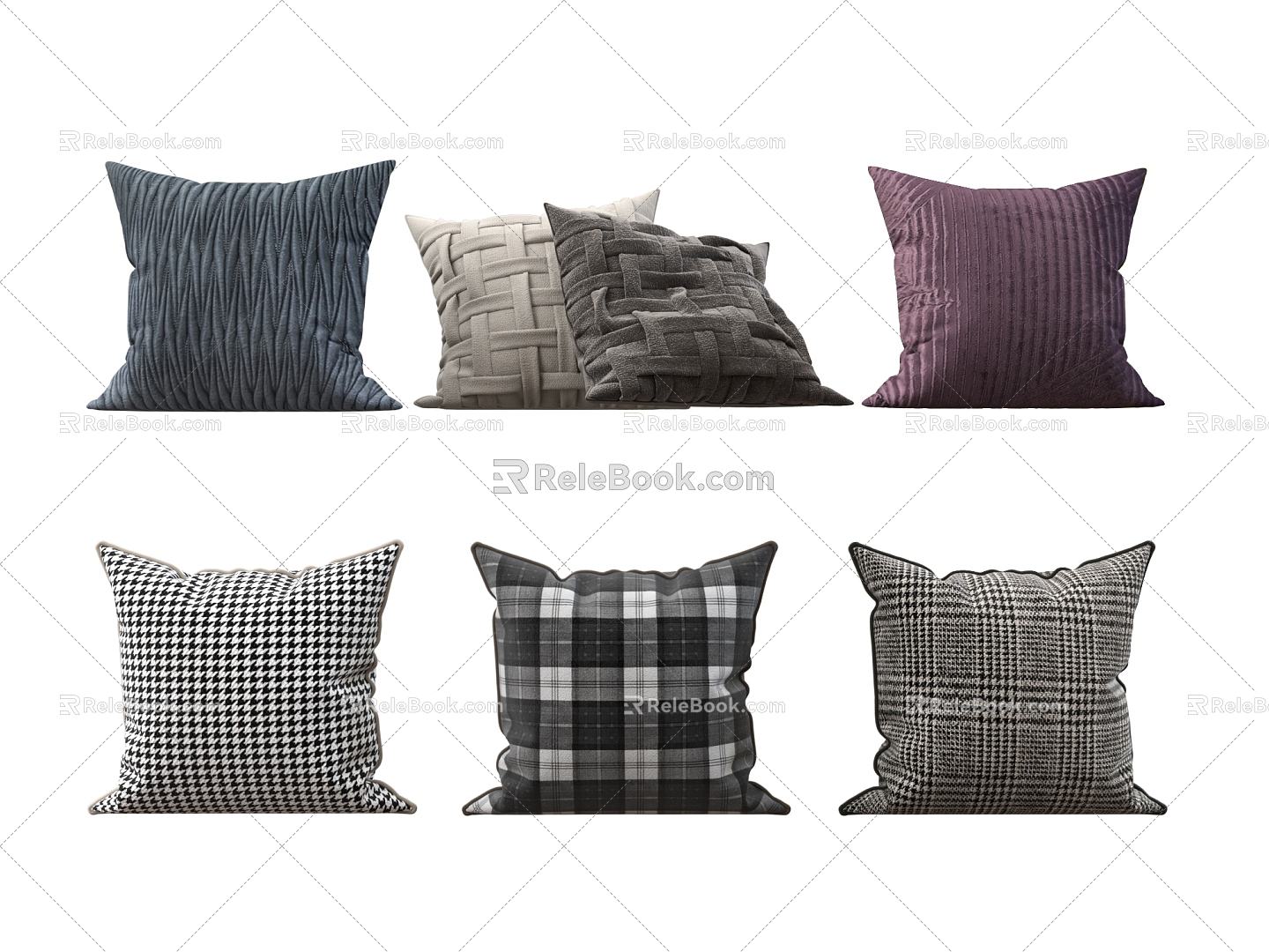 Modern pillow pillow pillow 3d model