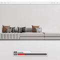 Modern Multiplayer Sofa 3d model