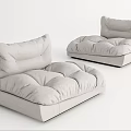 Modern Lazy Sofa Single Sofa 3d model