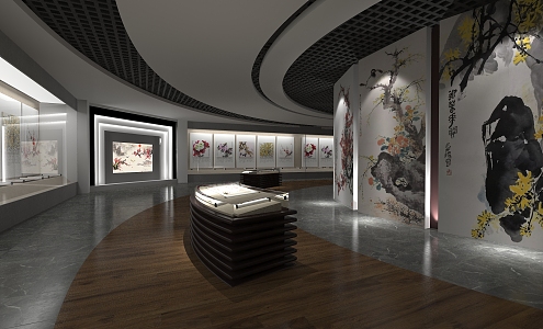 Chinese Museum 3d model