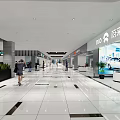 Modern Car Showroom Interior With XPeng And AION Vehicles On