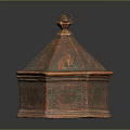 Wooden Box Storage Box Item Box Collection Box Jewel Box Small Box Container Realistic 3d model