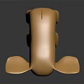 Decorative Golden Elephant Sculpture With Shiny Metallic Surface And Dark Background