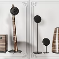 Modern audio sound combination 3d model