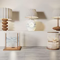 New Chinese Style Table Lamp 3d model
