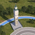 Modern Tower 3d model