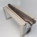 Traditional Musical Instruments and Art Supplies on Handcrafted Qin Table with Carvings and Tassels