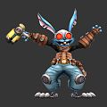 Modern Robot Rabbit Robot Rabbit Robot 3d model