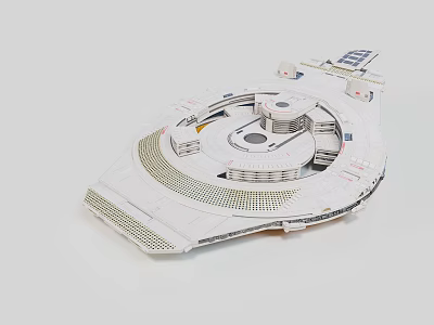 Detailed Scale Spacecraft Model With Intricate Structure And Components For Space Exploration 3d model
