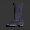 High Top Leather Boots For Daily Wear With Durable Sole And Comfortable Design