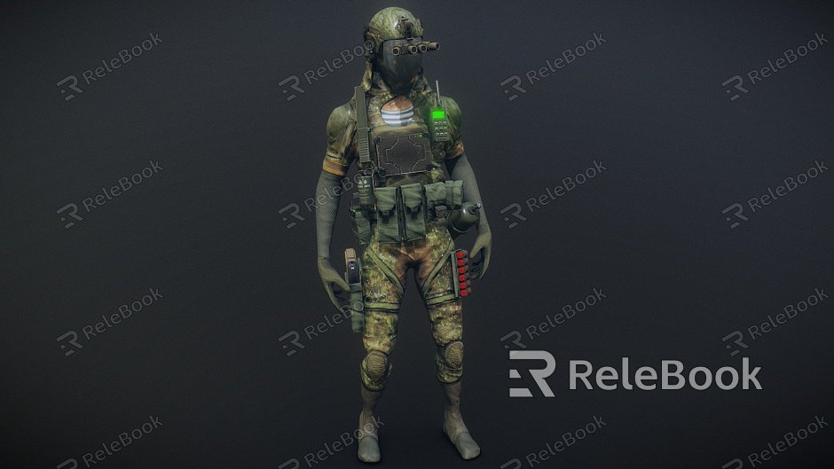 Weapons Sci-Fi Soldier model