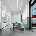 Spacious Indoor Swimming Pool Facility With Olympic Rings National Flags Seats And Lighting