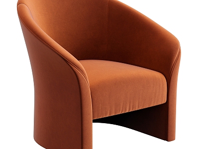 C rate and Barrel European-style Fabric Leisure Chair model