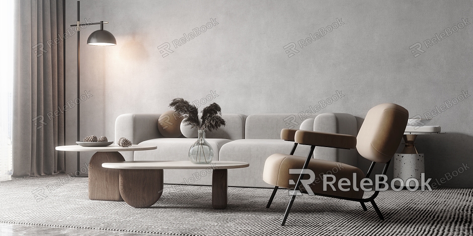 Modern Sofa Coffee Table Combination Simple Home model