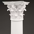 Elegant Roman Column Design Featuring Intricate Capital Shaft And Base Details
