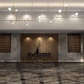 Company Hall Lobby 3d model