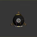 Mechanical Military Bomb With Timer Display Metal Legs And Colorful Cables