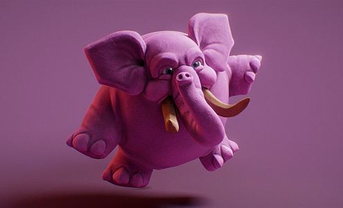 The Modern Elephant 3d model