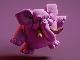 The Modern Elephant 3d model