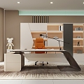 Boss Office Manager Office Furniture Office 3d model