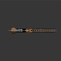 Orange And Black VEC TOR Chainsaw With Metal Chain And Ergonomic Handle Grip