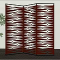 Giorgetti screen hollow partition 3d model