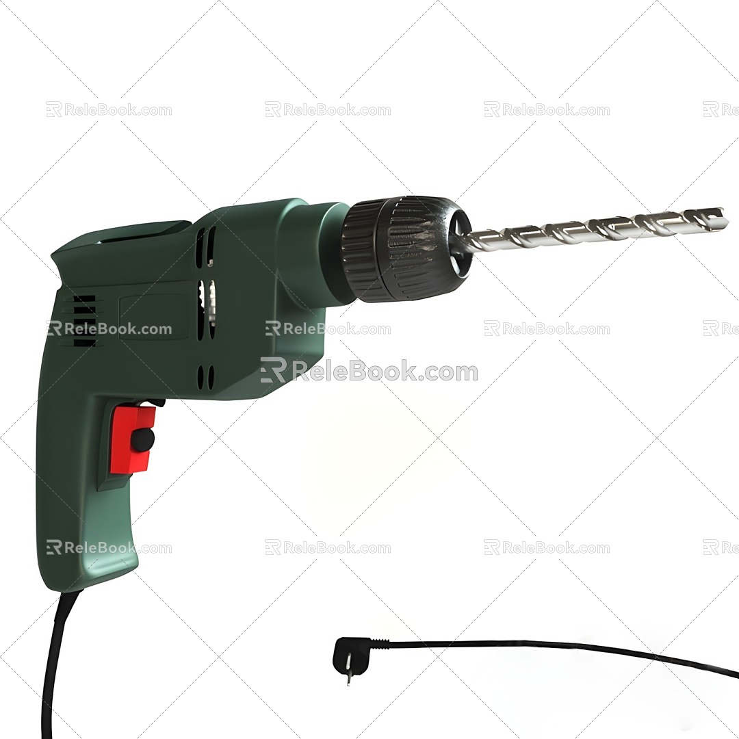 Tools Drill Wall Machine Electric 3d model