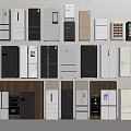 Refrigerators and Freezers with Various Styles Sizes and Colors for Home Appliance