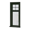 Modern Black Frame Windows And Doors With Grid Glass Design For Home