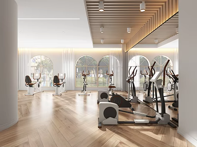 Relaxing SPA Sauna Space With Modern Amenities 3d model