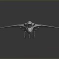 Futuristic White Spacecraft Prototype with Streamlined Aerodynamic Design for Space Exploration