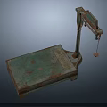 Old Style Industrial Weighing Scale Tool for Manufacturing Quality Measurement