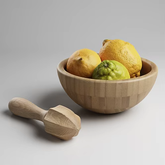 Modern fruit plate 3d model