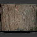 Rustic Wooden Tree Stump Decorative Piece With Round Surface And Natural Growth Rings