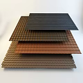 Various Colored Roof Tiles With Different Styles For Building Construction Projects