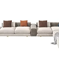 Modern Combination Sofa Combination 3d model