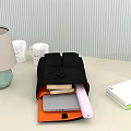 Stylish Modern Bathroom Accessories Set With Ceramic Soap Dish And Toothbrush Holder