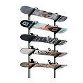 Modern Snowboard Graffiti Single Snowboard 3d model