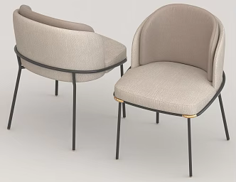 Chair Backrest Chair 3d model