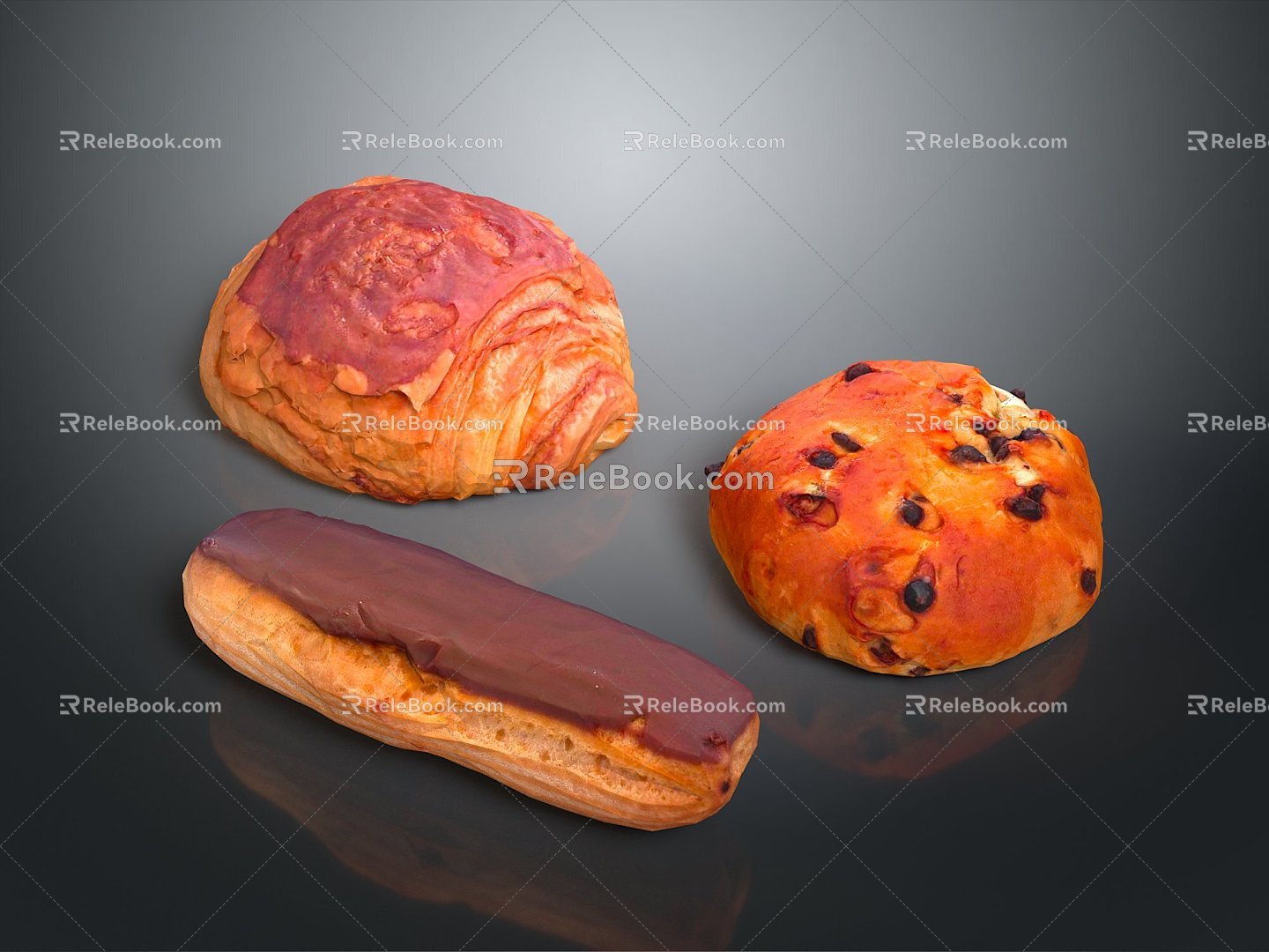 Biscuits Whole Wheat Biscuits Snacks Western-style Baking Food Milk Biscuits Breakfast Biscuits Western-style Snacks 3d model