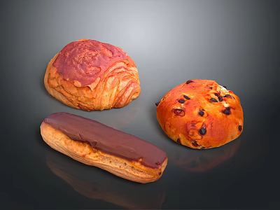 Biscuits Whole Wheat Biscuits Snacks Western-style Baking Food Milk Biscuits Breakfast Biscuits Western-style Snacks 3d model