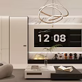 Modern Cream Style Sofa And Coffee Table Set Creates Comfortable Warm Home Living Atmosphere
