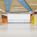 Colorful Kids Clothing Store Interior With Display Racks And Bright Decorations