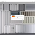 Modern radiator heating heating heating 3d model