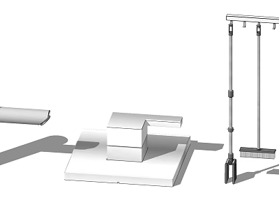 3D Rendered Kitchen Faucet Model With Mounting Base And Handle Design 3d model
